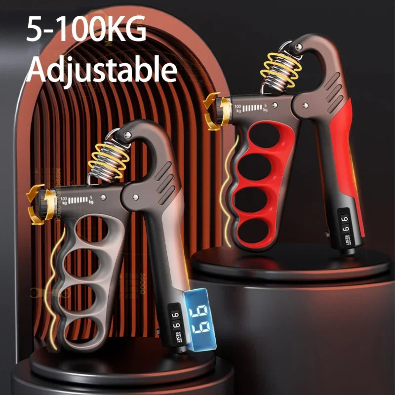 Adjustable Hand Grip Strengthener – 5–150kg for Wrist & Muscle Training